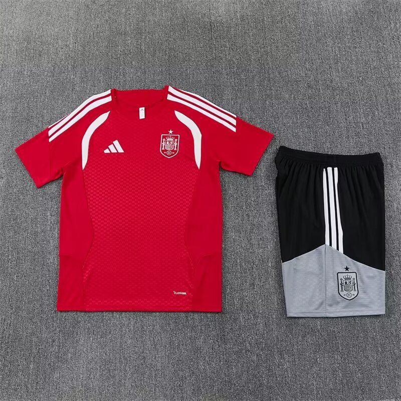 AAA Quality Spain 26/27 Red/White Training Kit Jerseys